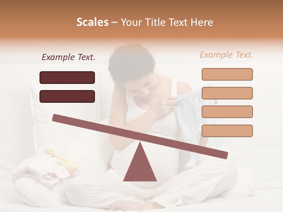 Anticipation Belly Selecting PowerPoint Template