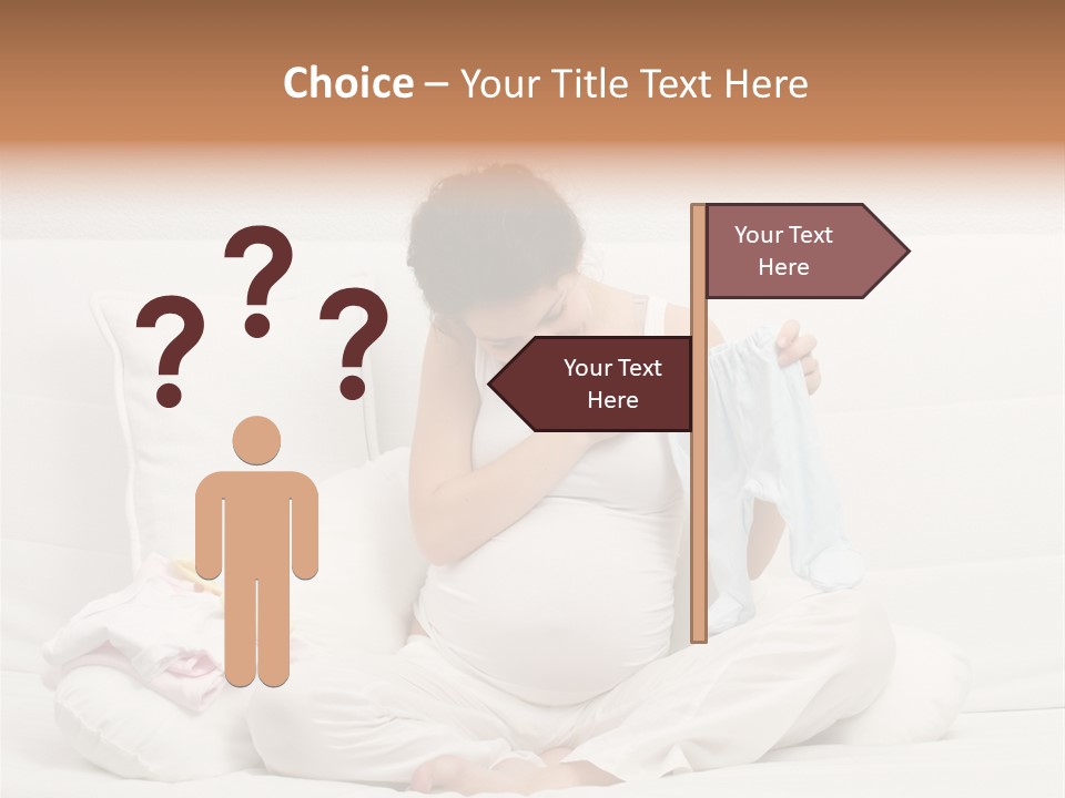 Anticipation Belly Selecting PowerPoint Template
