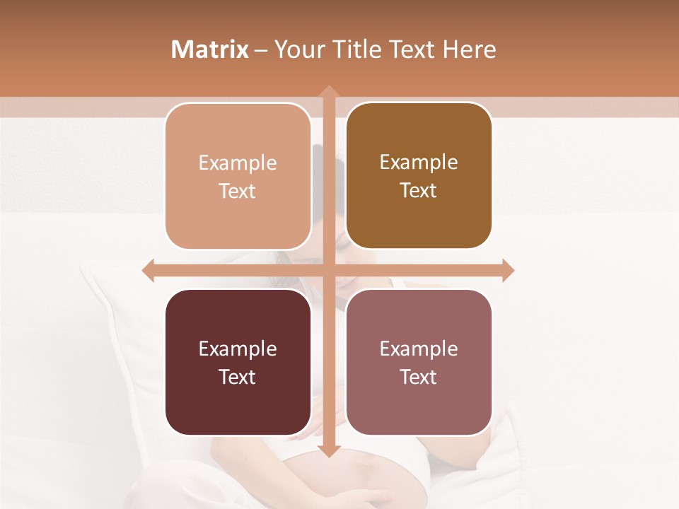 Couch Baby Beautiful PowerPoint Template