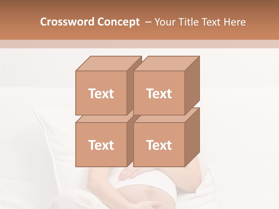 Couch Baby Beautiful PowerPoint Template