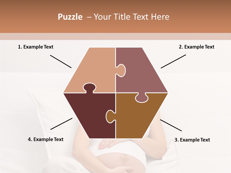 Couch Baby Beautiful PowerPoint Template