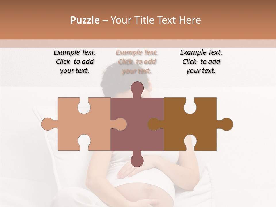 Couch Baby Beautiful PowerPoint Template