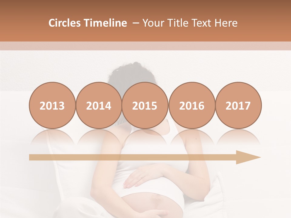 Couch Baby Beautiful PowerPoint Template