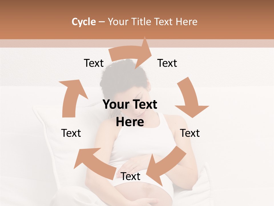 Couch Baby Beautiful PowerPoint Template