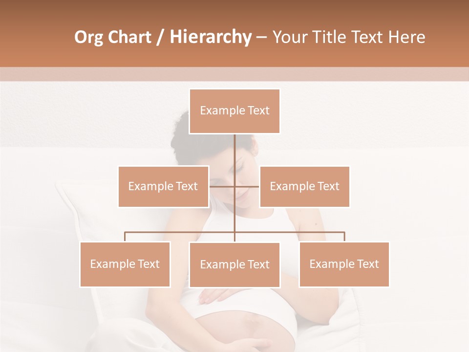 Couch Baby Beautiful PowerPoint Template