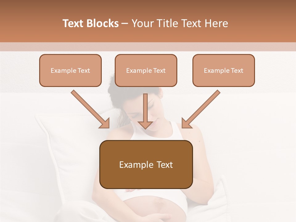 Couch Baby Beautiful PowerPoint Template