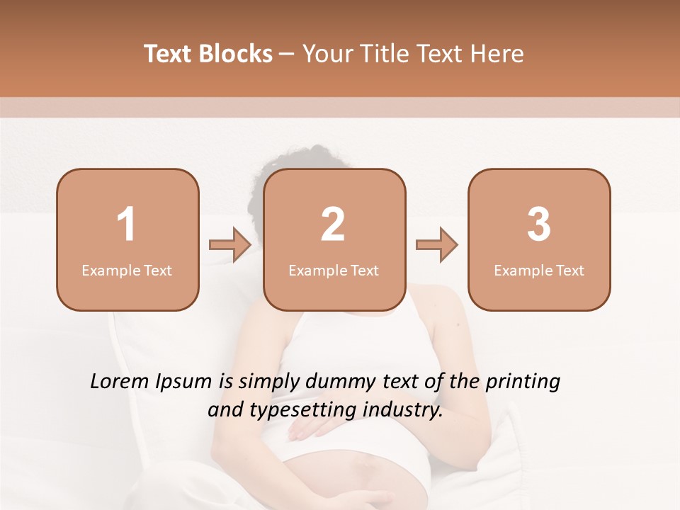 Couch Baby Beautiful PowerPoint Template