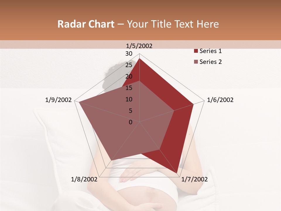 Couch Baby Beautiful PowerPoint Template