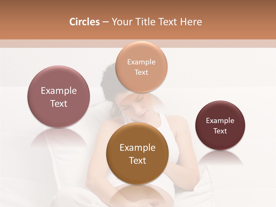 Couch Baby Beautiful PowerPoint Template