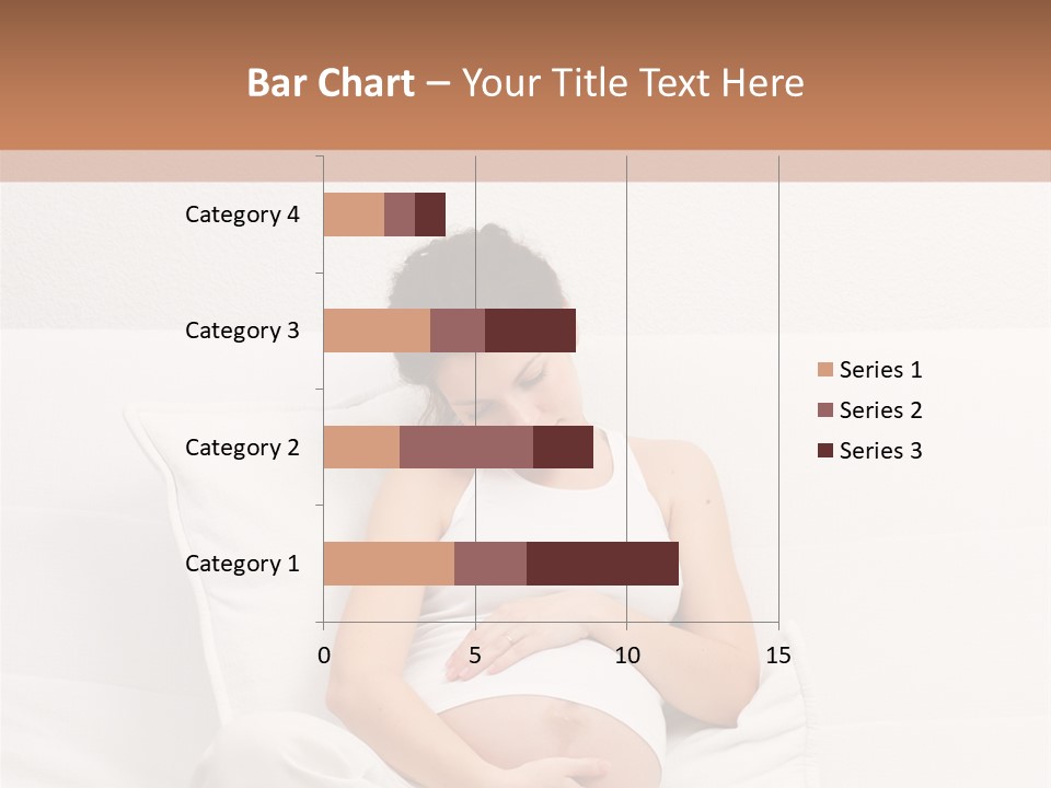Couch Baby Beautiful PowerPoint Template