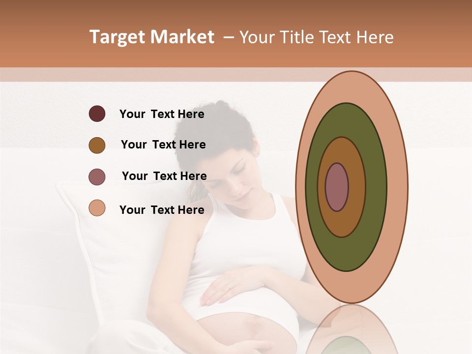 Couch Baby Beautiful PowerPoint Template