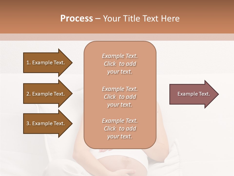 Couch Baby Beautiful PowerPoint Template