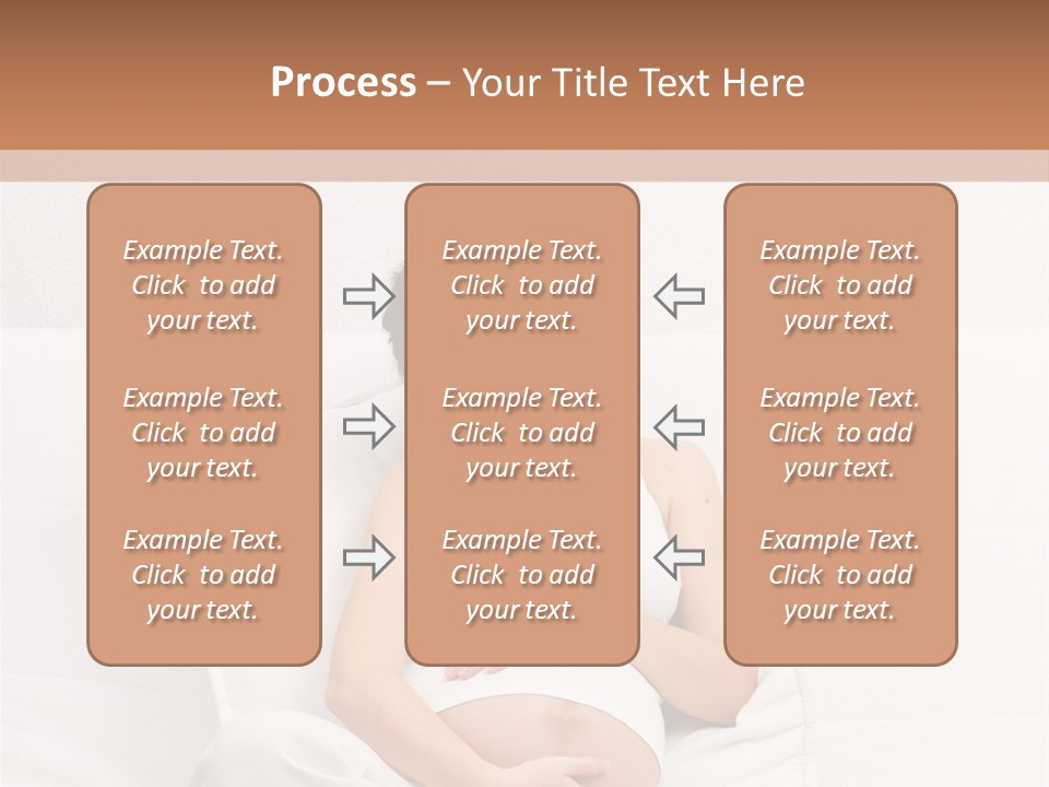 Couch Baby Beautiful PowerPoint Template