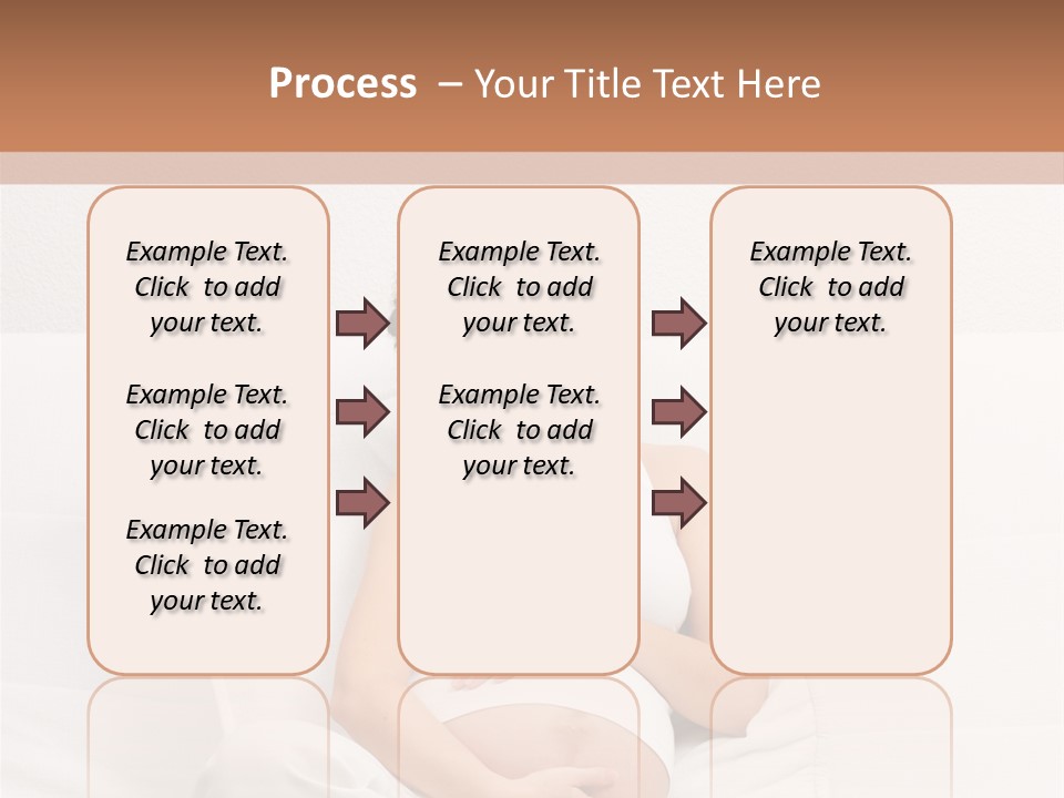 Couch Baby Beautiful PowerPoint Template