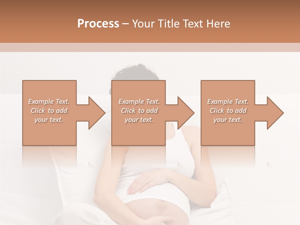 Couch Baby Beautiful PowerPoint Template