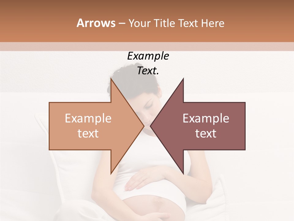 Couch Baby Beautiful PowerPoint Template