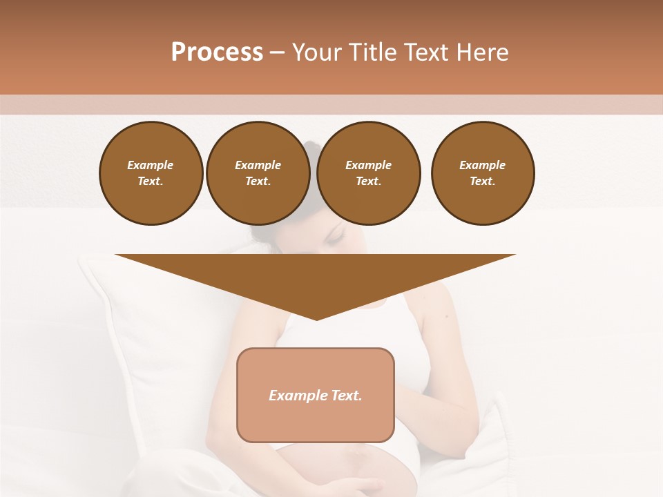 Couch Baby Beautiful PowerPoint Template