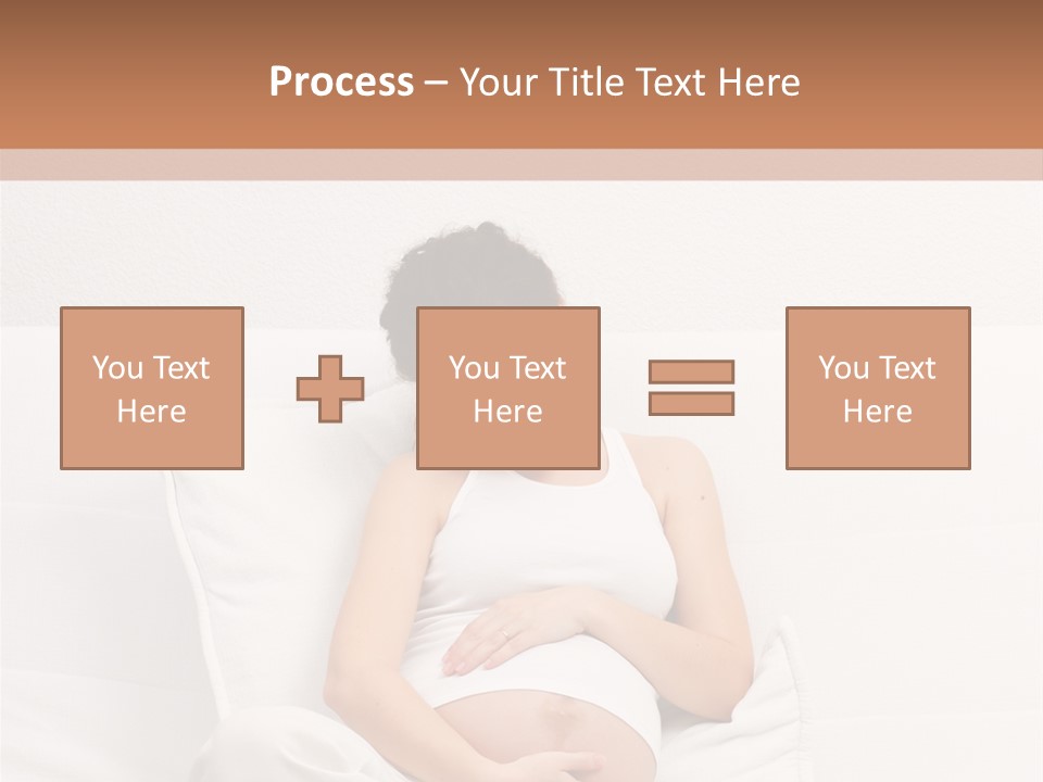 Couch Baby Beautiful PowerPoint Template