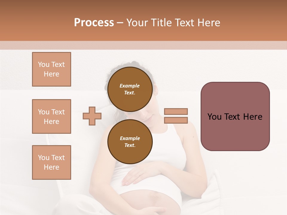 Couch Baby Beautiful PowerPoint Template