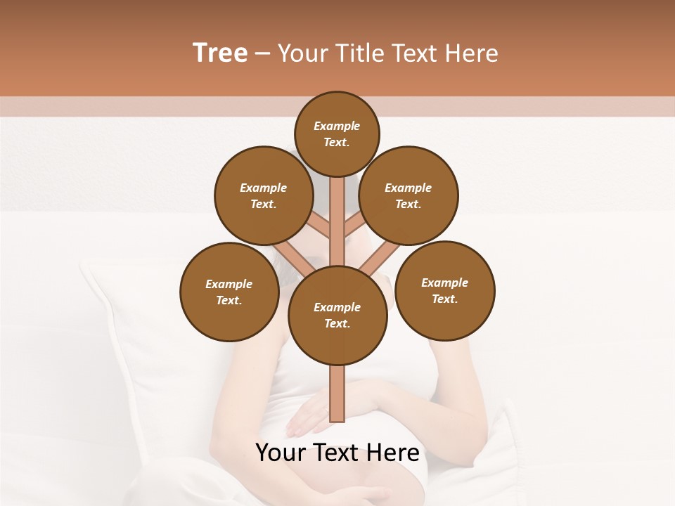 Couch Baby Beautiful PowerPoint Template