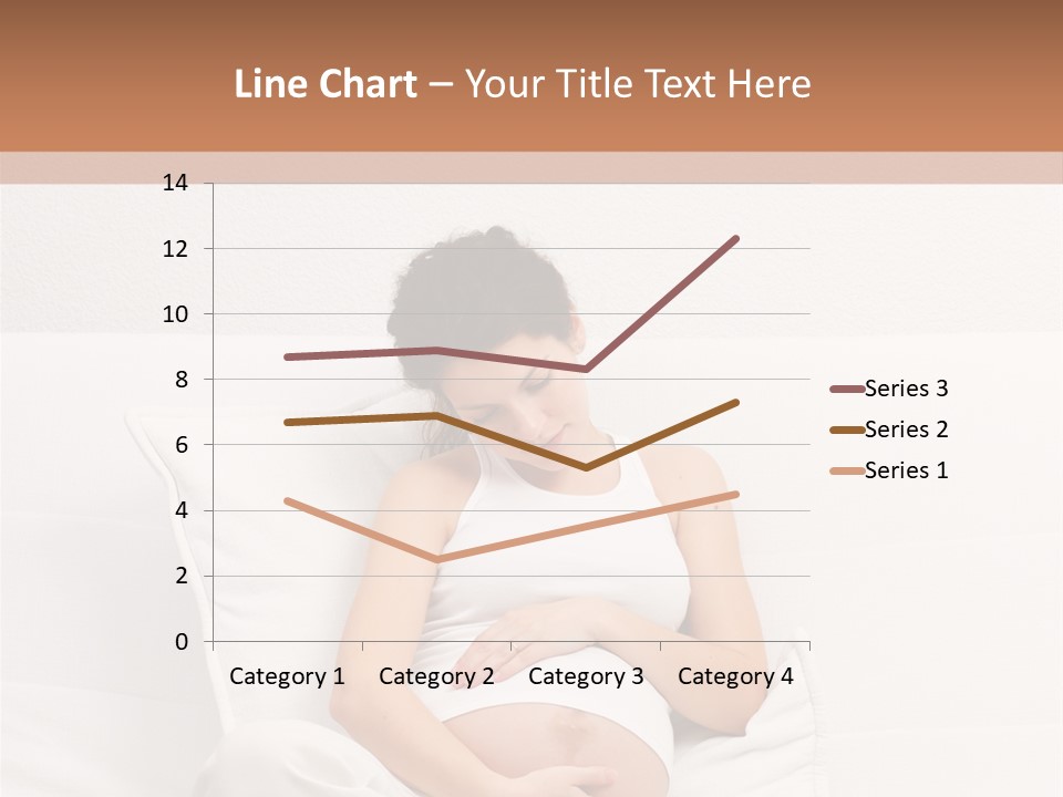 Couch Baby Beautiful PowerPoint Template