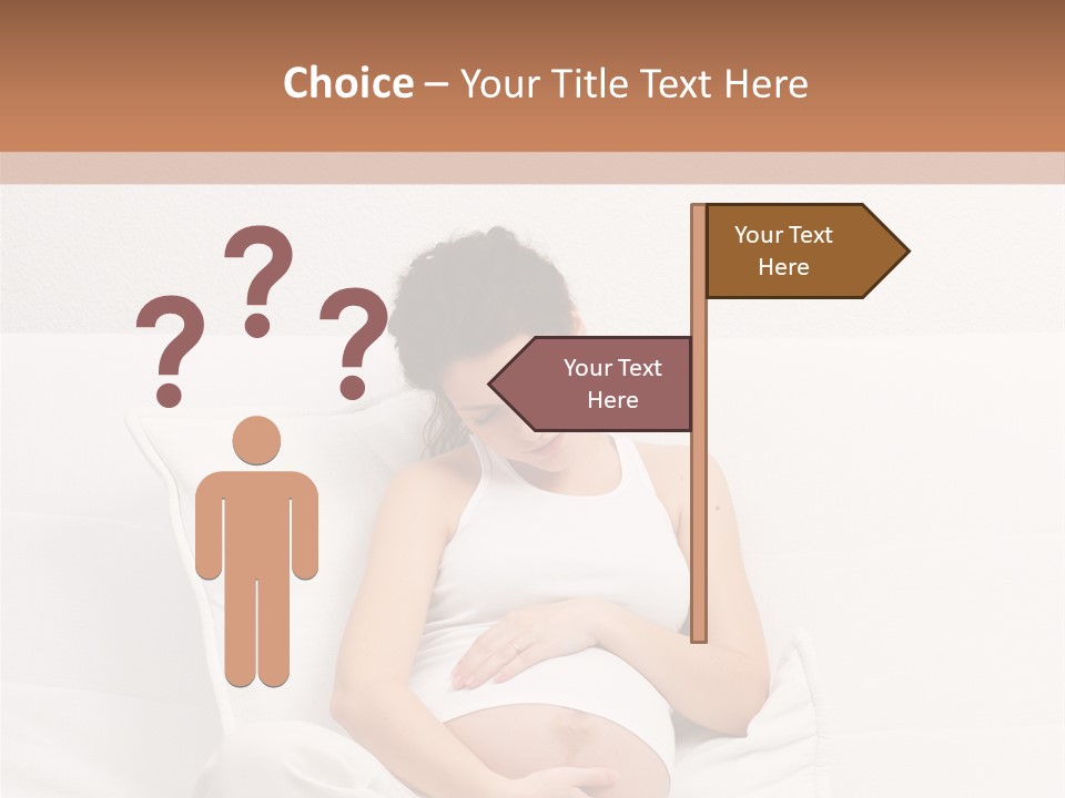 Couch Baby Beautiful PowerPoint Template