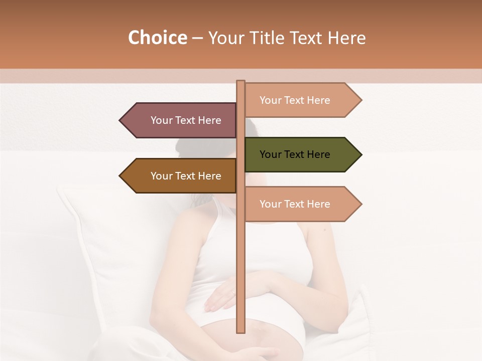 Couch Baby Beautiful PowerPoint Template