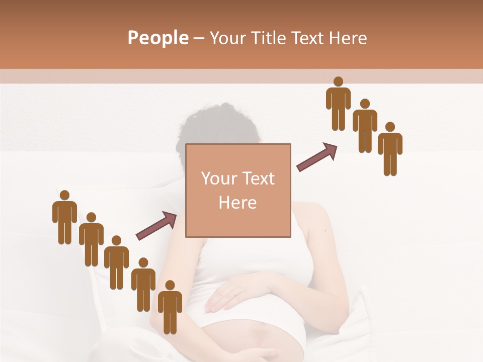 Couch Baby Beautiful PowerPoint Template