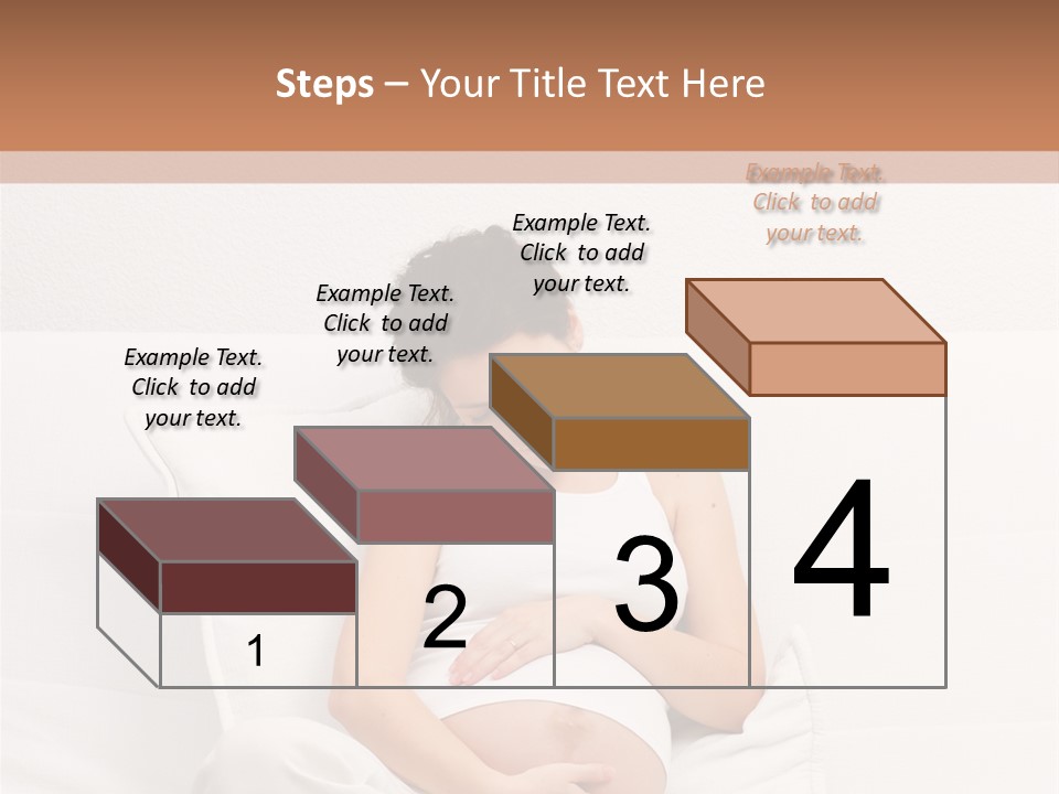 Couch Baby Beautiful PowerPoint Template