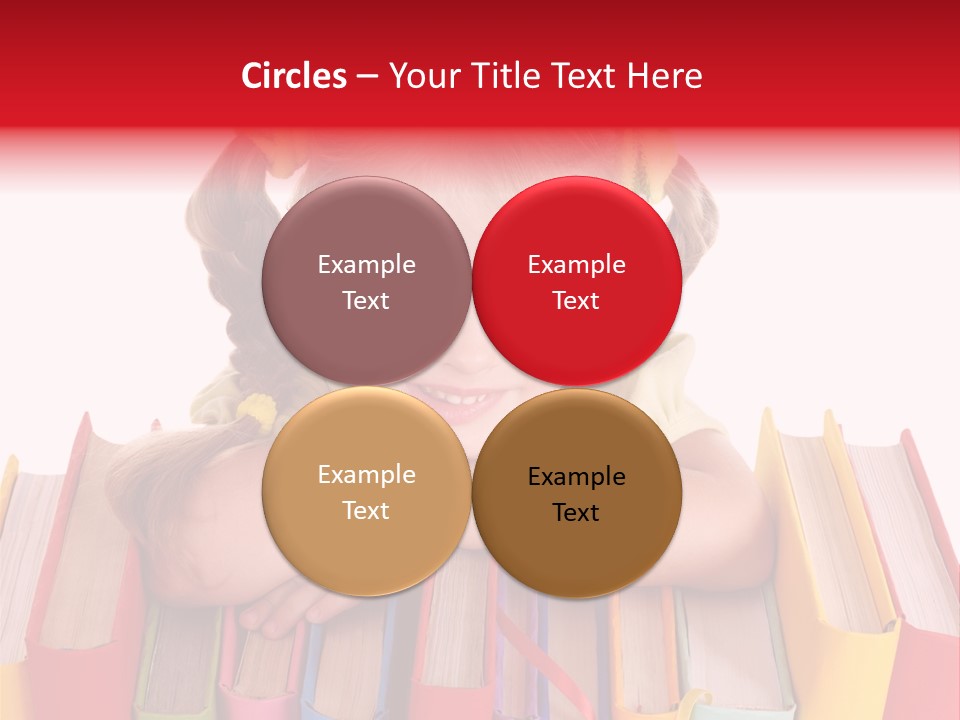 Pile Hardcover Child Prodigy PowerPoint Template