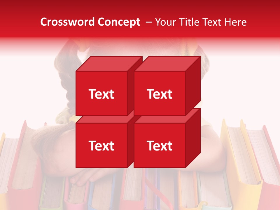 Pile Hardcover Child Prodigy PowerPoint Template