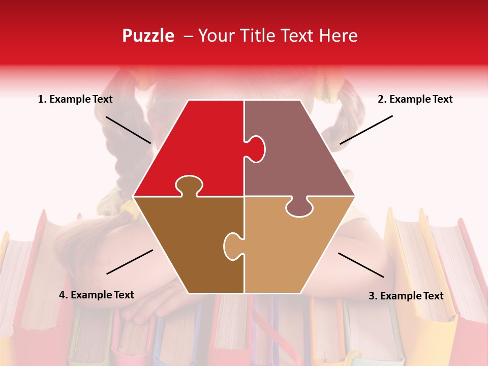 Pile Hardcover Child Prodigy PowerPoint Template