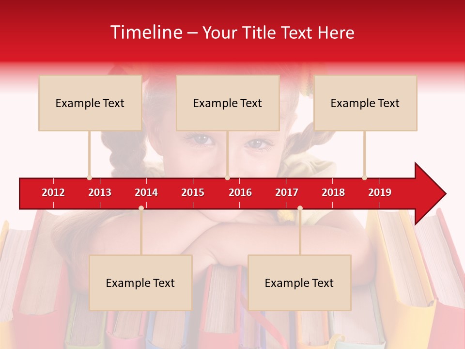 Pile Hardcover Child Prodigy PowerPoint Template