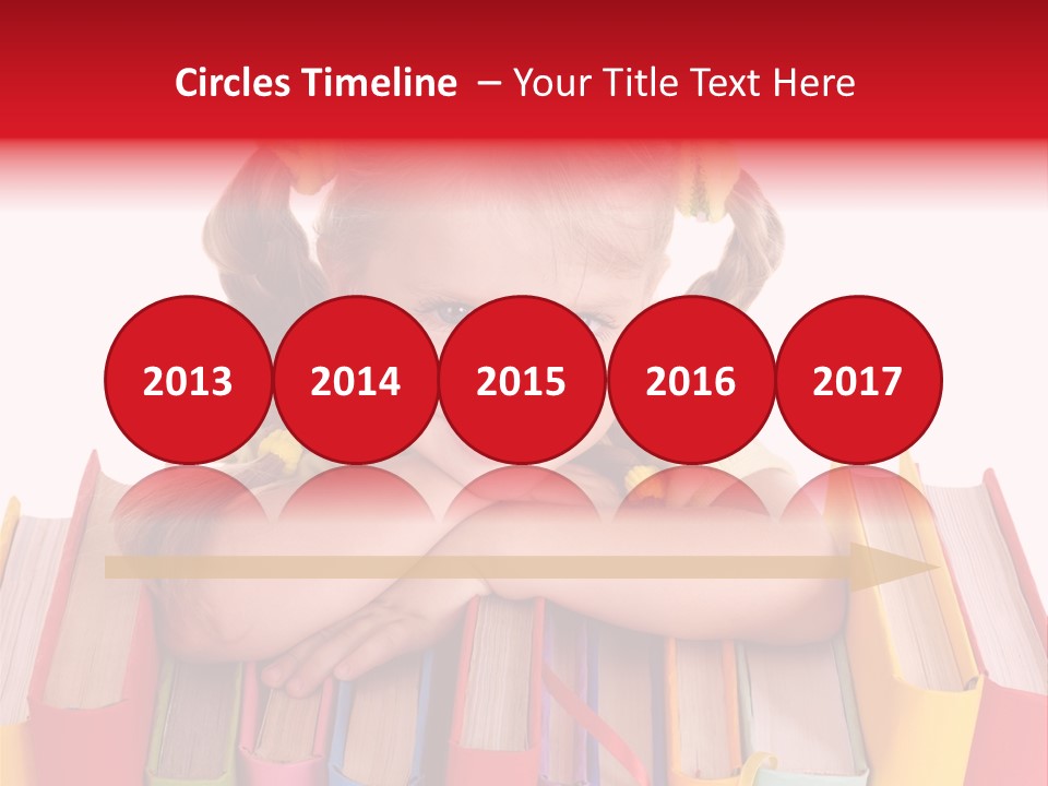 Pile Hardcover Child Prodigy PowerPoint Template