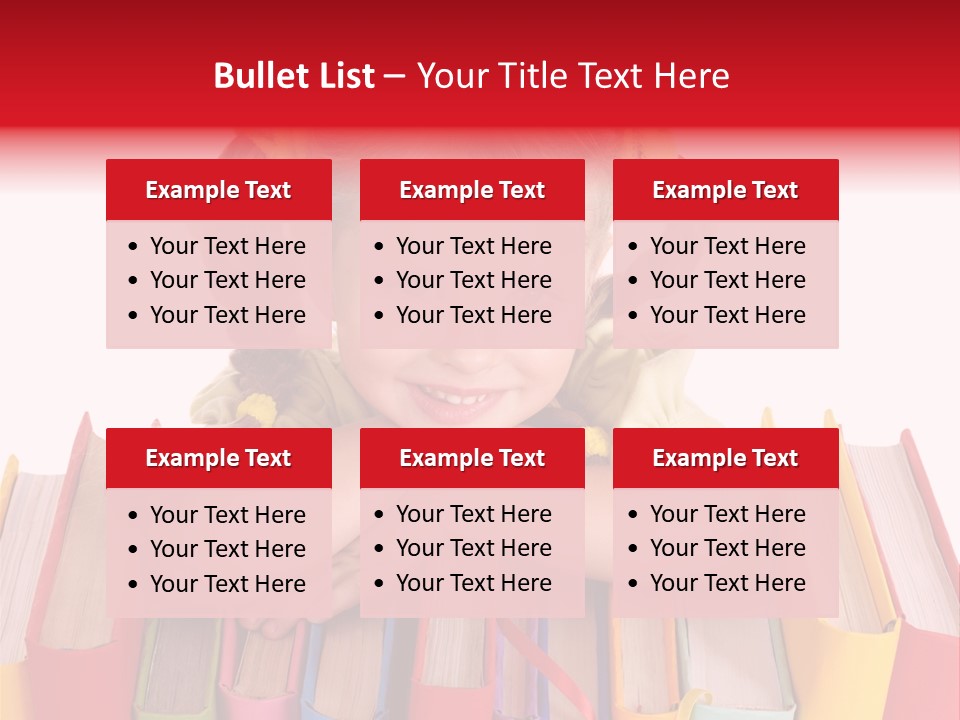 Pile Hardcover Child Prodigy PowerPoint Template