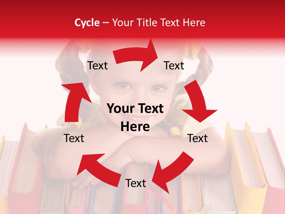 Pile Hardcover Child Prodigy PowerPoint Template