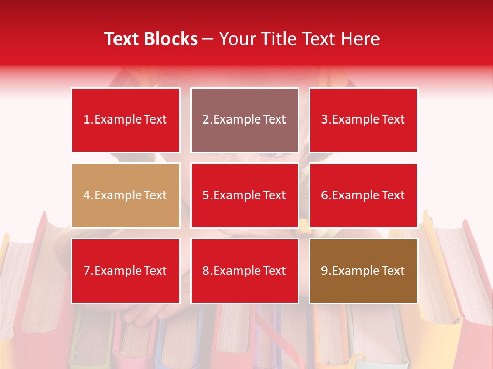 Pile Hardcover Child Prodigy PowerPoint Template