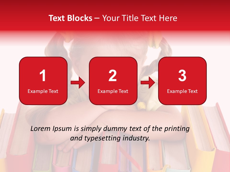 Pile Hardcover Child Prodigy PowerPoint Template