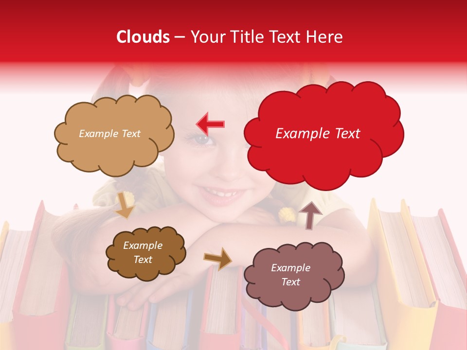 Pile Hardcover Child Prodigy PowerPoint Template