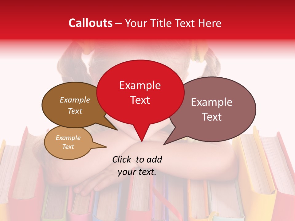 Pile Hardcover Child Prodigy PowerPoint Template