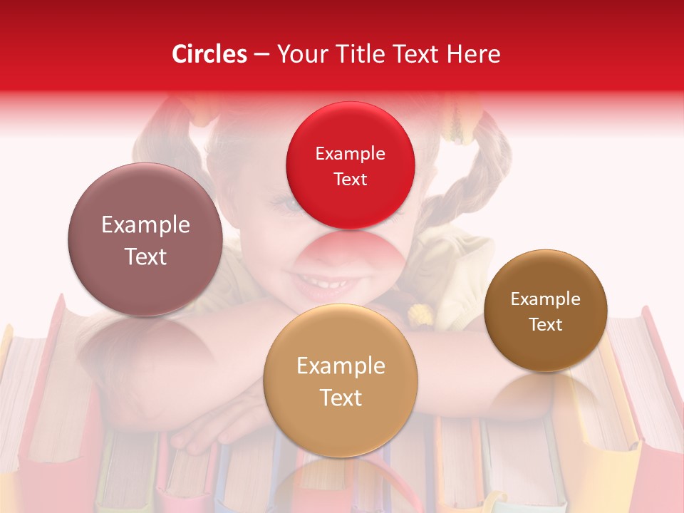 Pile Hardcover Child Prodigy PowerPoint Template