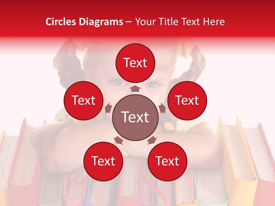 Pile Hardcover Child Prodigy PowerPoint Template