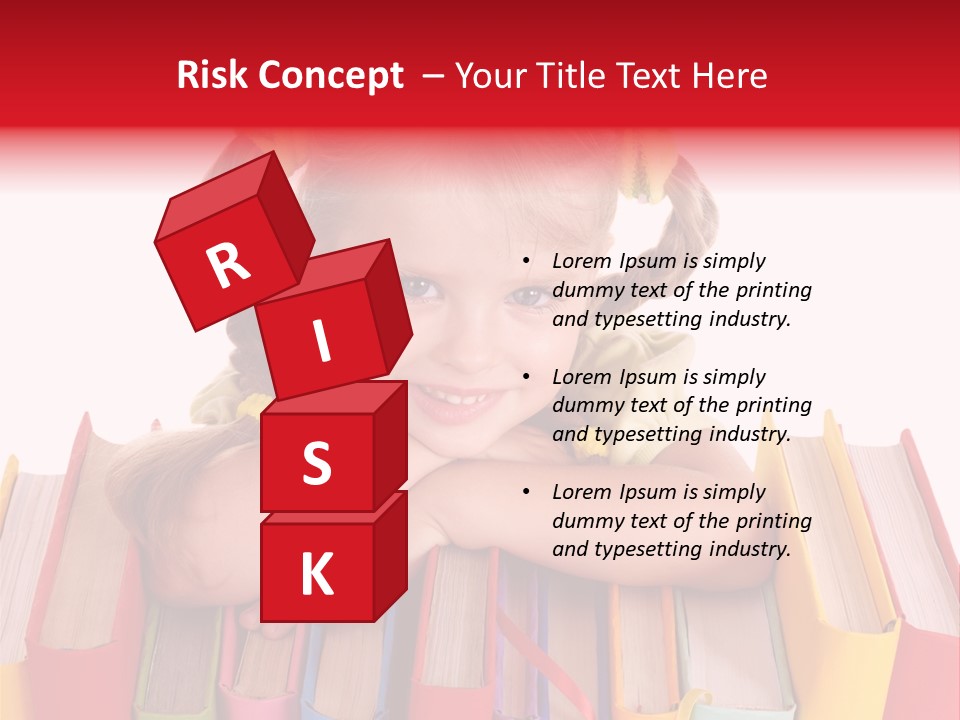 Pile Hardcover Child Prodigy PowerPoint Template