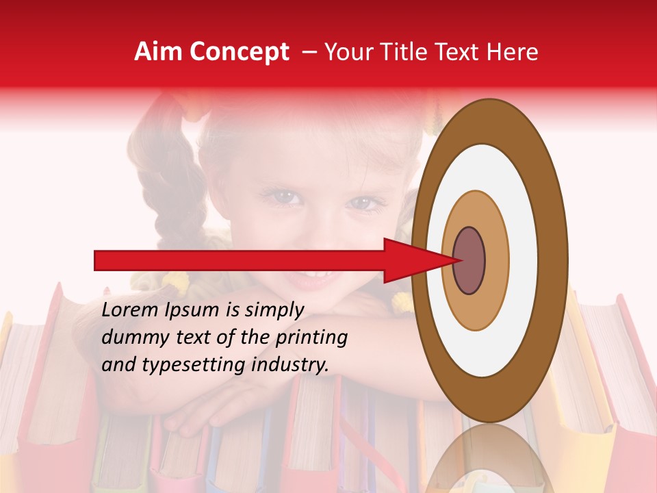 Pile Hardcover Child Prodigy PowerPoint Template