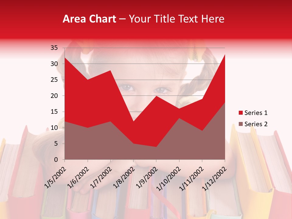 Pile Hardcover Child Prodigy PowerPoint Template