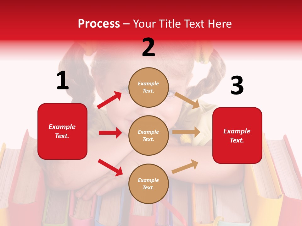 Pile Hardcover Child Prodigy PowerPoint Template