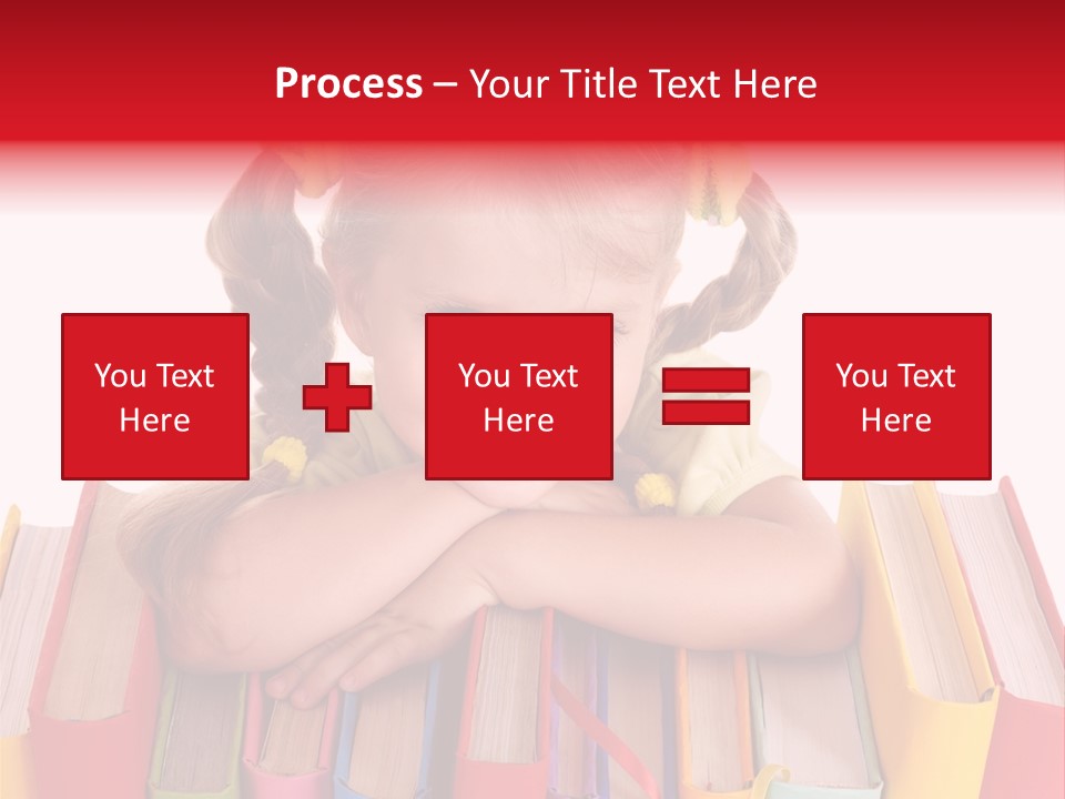 Pile Hardcover Child Prodigy PowerPoint Template