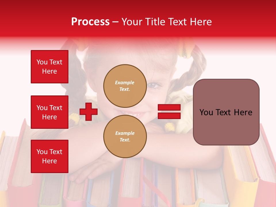 Pile Hardcover Child Prodigy PowerPoint Template