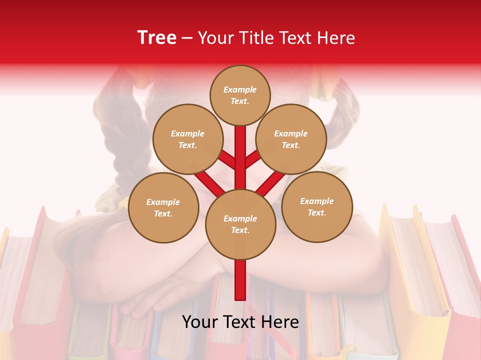 Pile Hardcover Child Prodigy PowerPoint Template