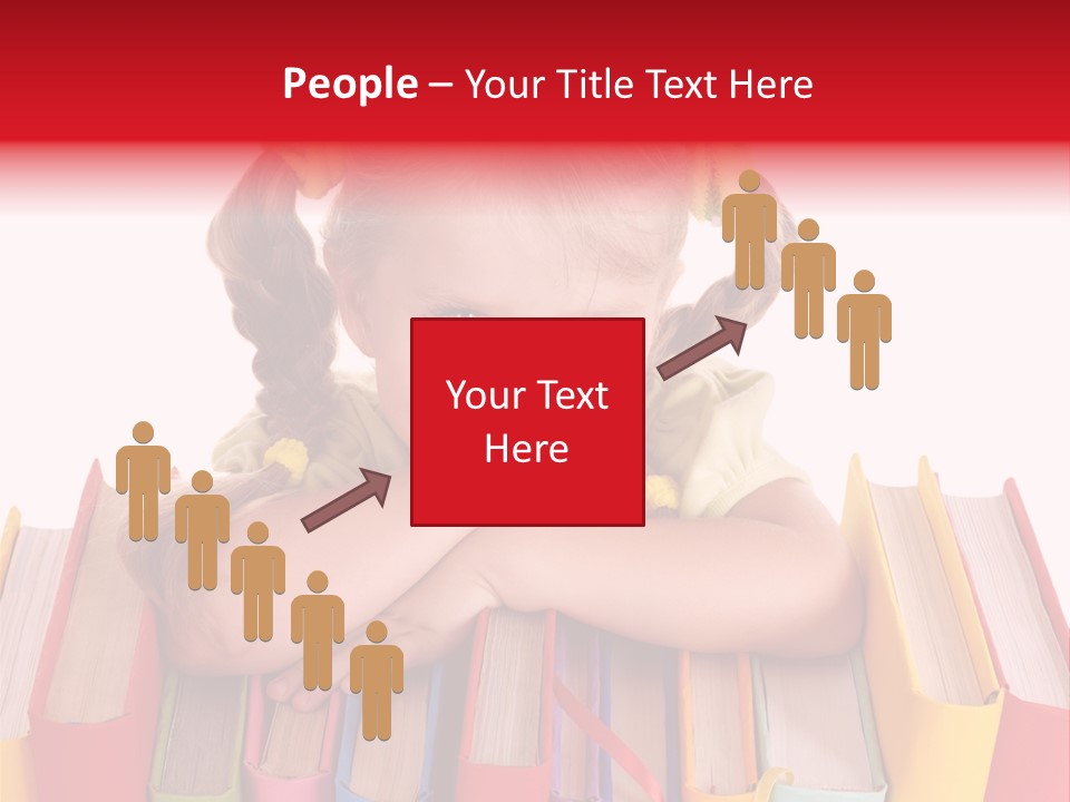 Pile Hardcover Child Prodigy PowerPoint Template